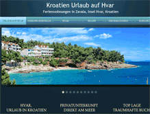 Tablet Screenshot of hvar-kroatien.com